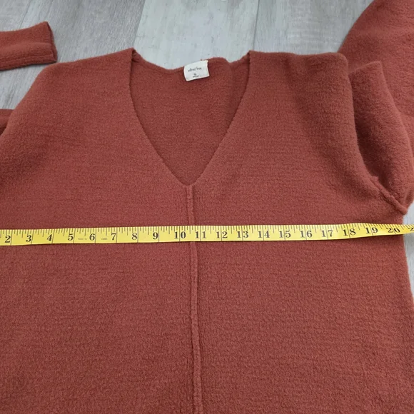 ๐ Wilfred Free Rust Knit Sweater โ Size 2XS - Picture 8 of 9